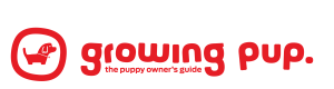 Growing pup logo