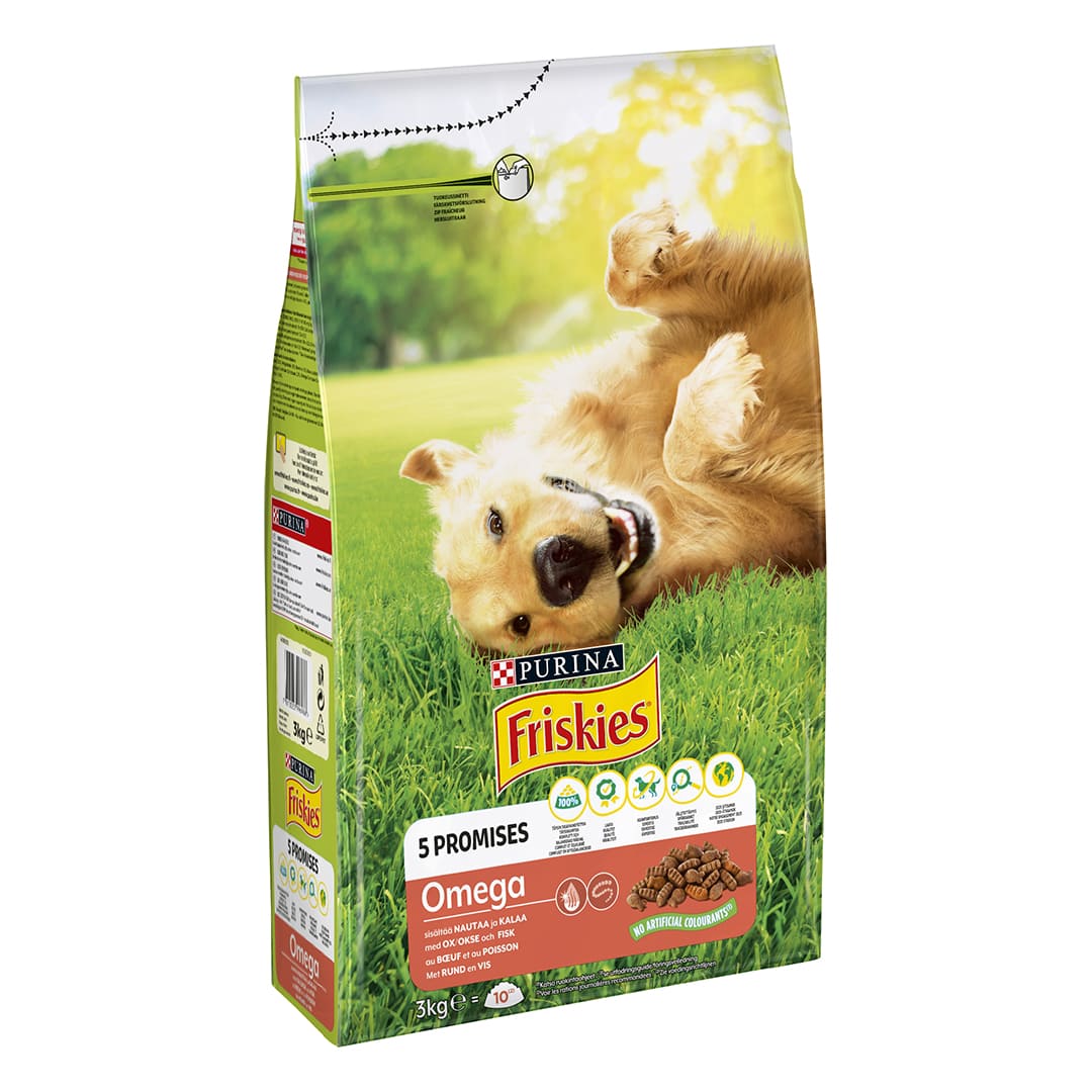 Friskies® Tørrfôr Vitafit™ Omega hundemat | Purina NO
