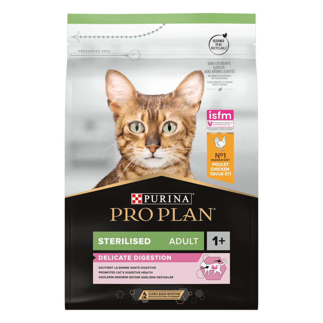 PRO PLAN® Sterilised Sensitive Digestion Rik på Kylling