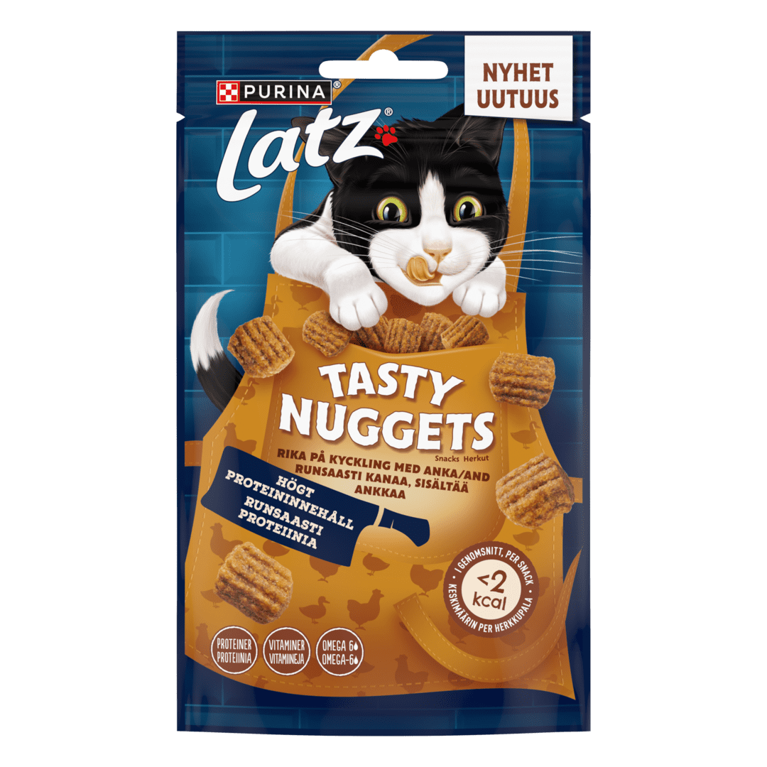 PURINA® Latz® Tasty Nuggets, Rik på Kylling med And