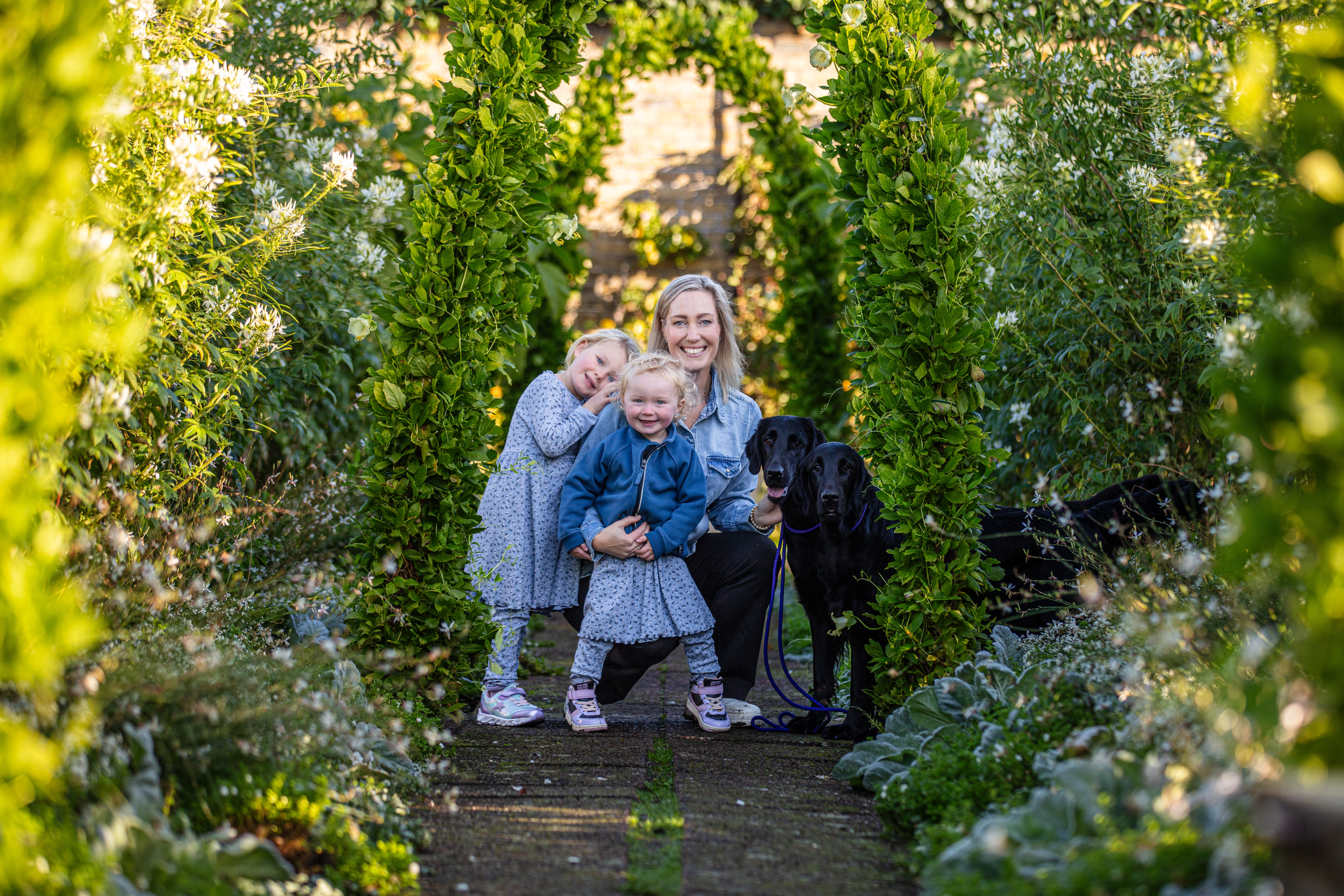 hundeoppdretter med hunde