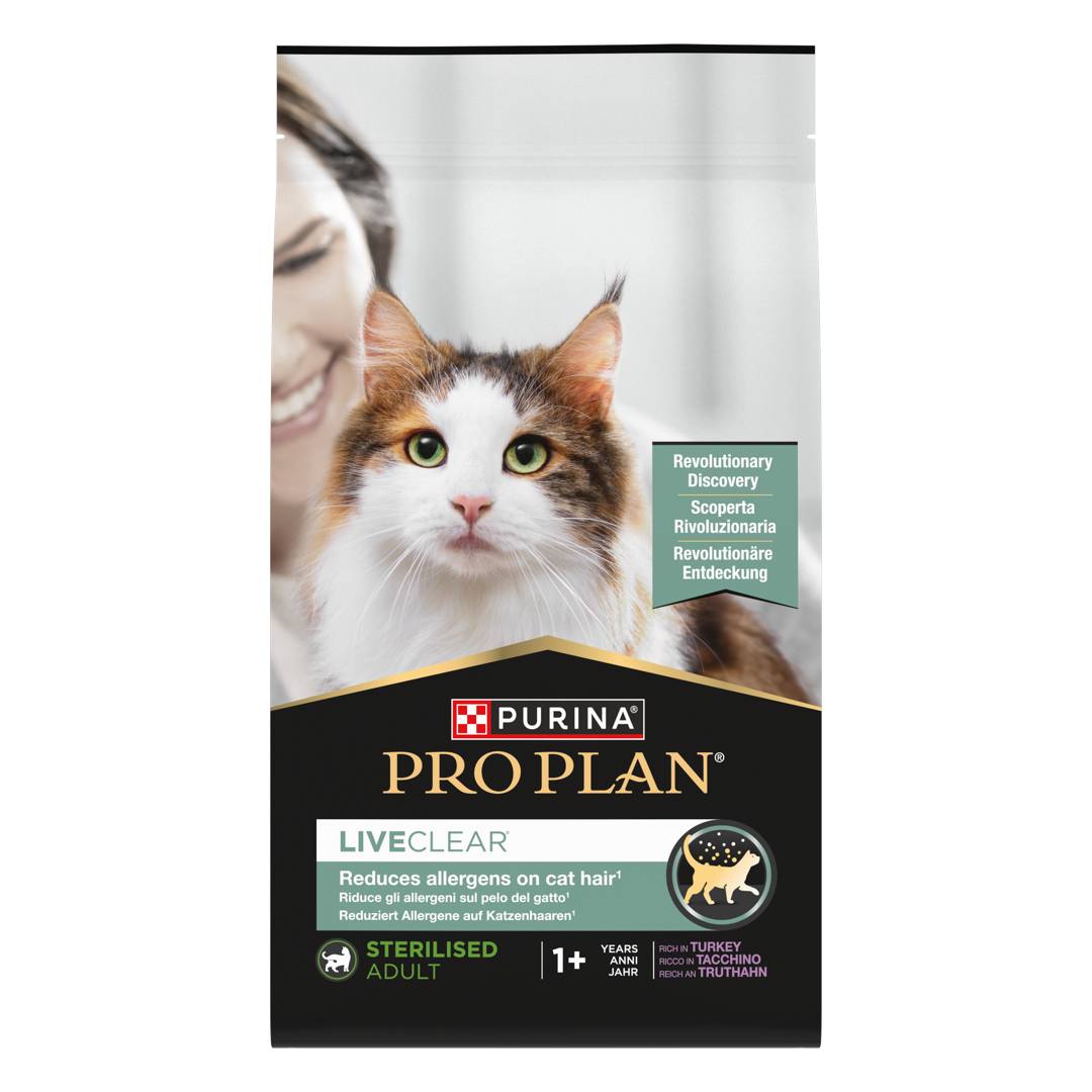PURINA® PRO PLAN® LiveClear til voksne katter