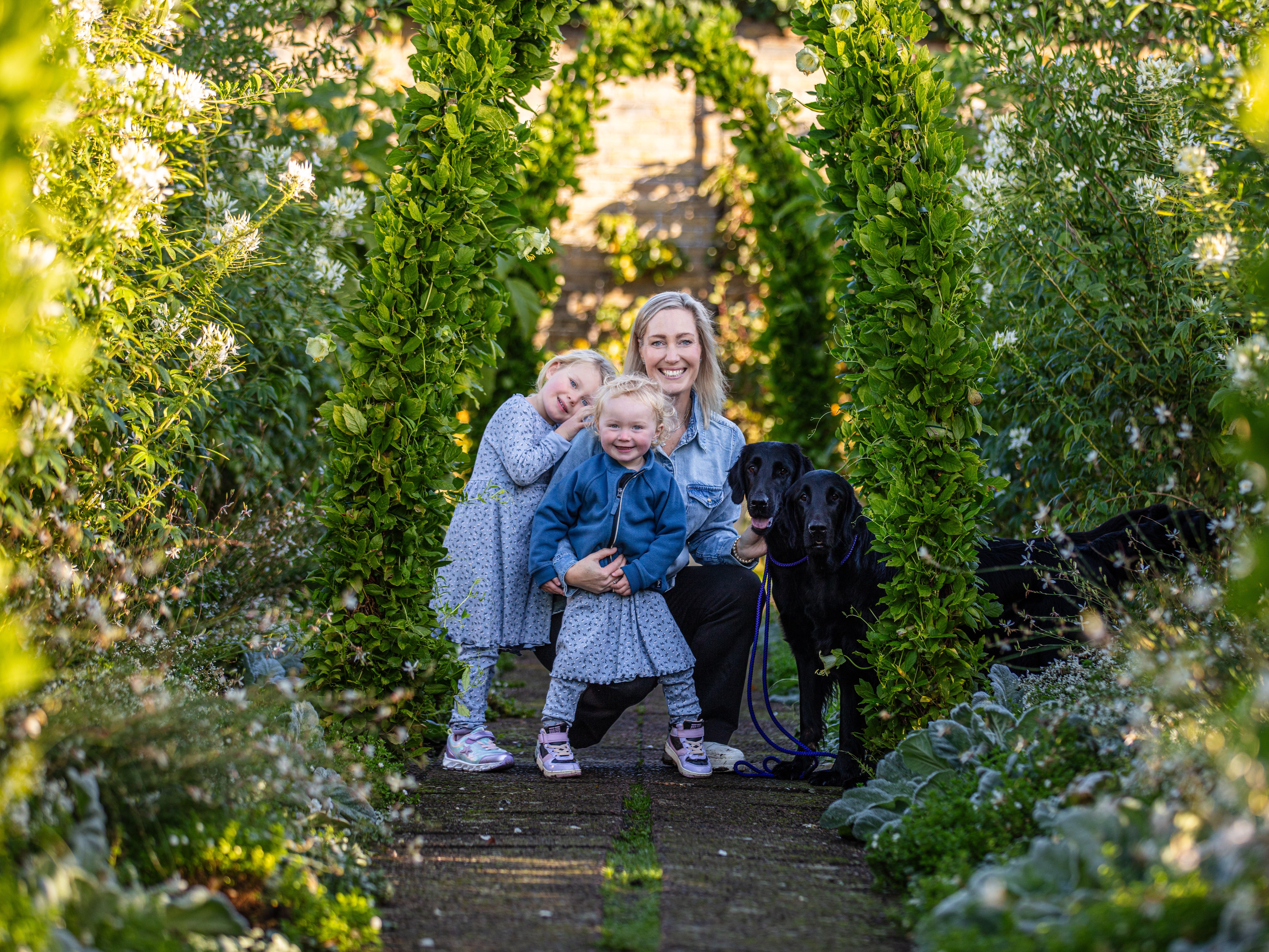 hundeoppdretter med hunde