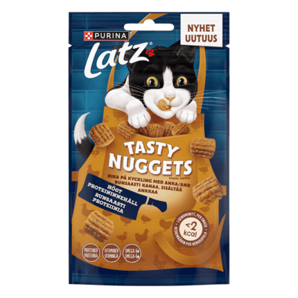 PURINA® Latz® Tasty Nuggets, Rik på Kylling med And