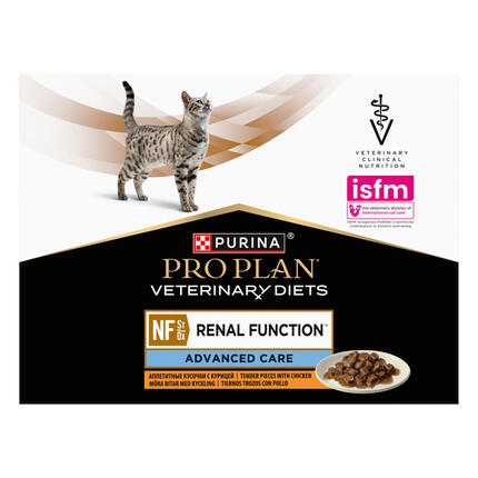 PRO PLAN® VETERINARY DIETS Feline NF Renal Function Advanced Care med Kylling (Våtfôr)