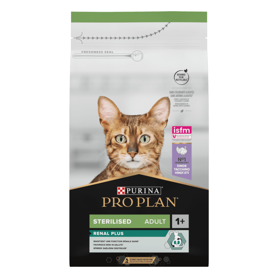 PRO PLAN® STERILISED Renal Plus Rik på Kalkun