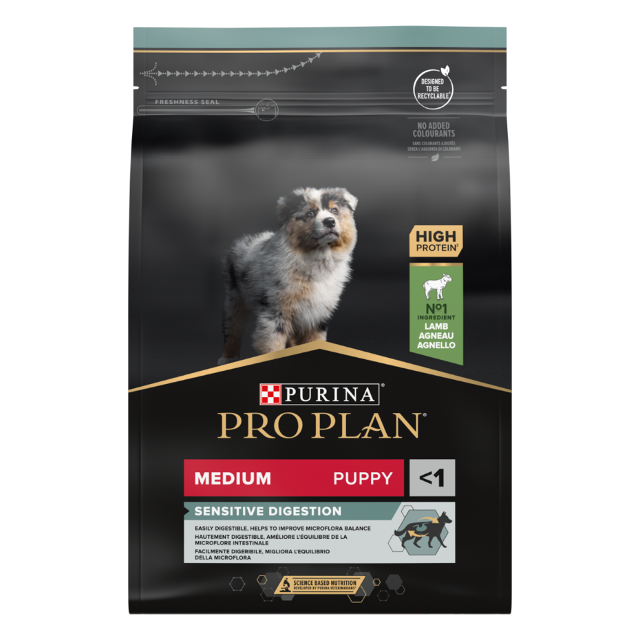 PRO PLAN® Medium Puppy Sensitive Digestion Rik på Lam