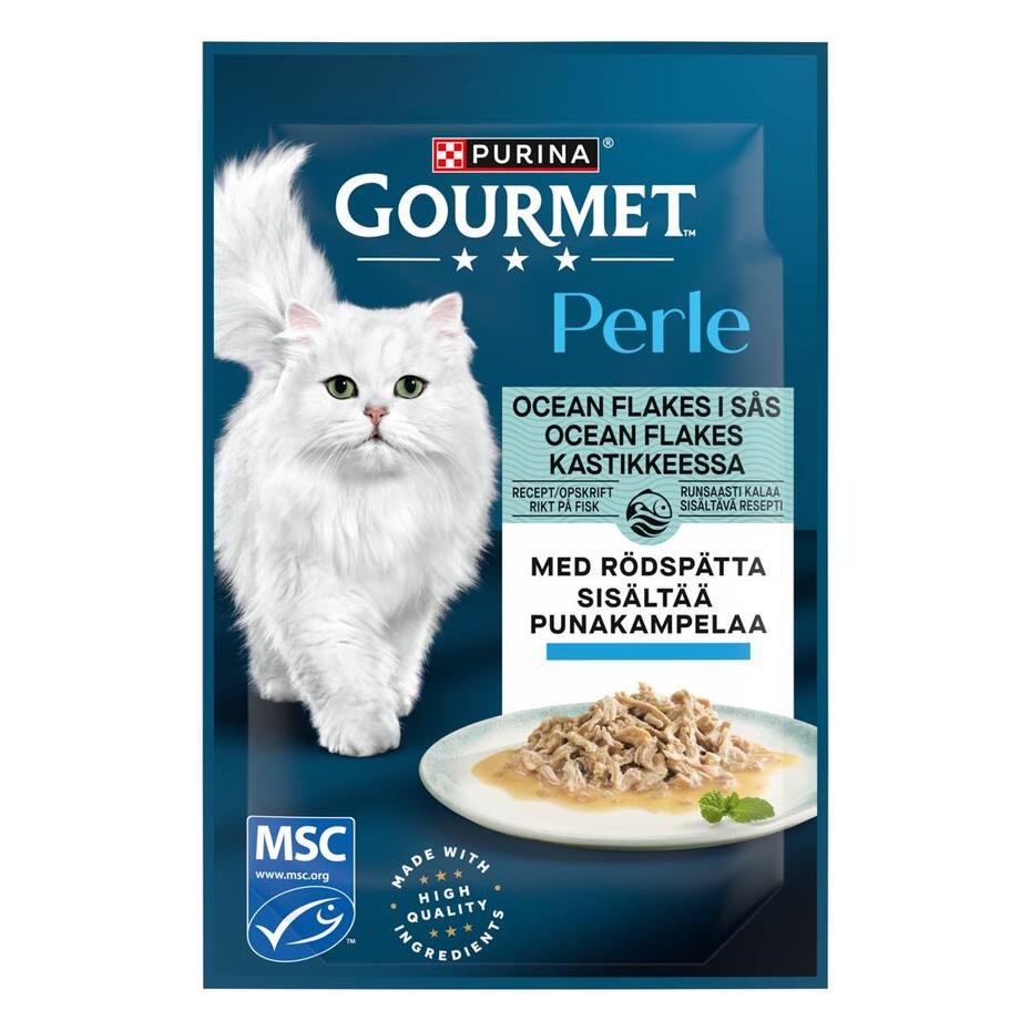 GOURMET™ Perle Ocean Flakes i saus Rødspette