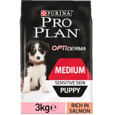 PRO PLAN® Medium Puppy Sensitive Skin Rik på Laks