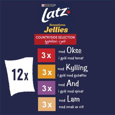 Latz® Sensations Crunchy Countryside Selection i géle