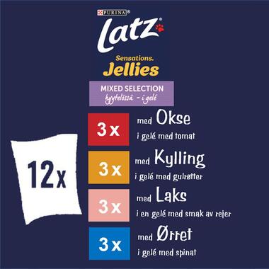 Latz® Sensations Jellies Mixed Selection i géle