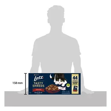 Latz® Tasty Shreds Farm Selection i sås