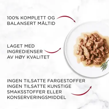 GOURMET® Mon Petit Intense Fish Variety med Tunfisk, Laks & Ørret
