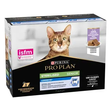 PROPLAN® STERILISED SENIOR 7+ med Kalkun i saus 10-p