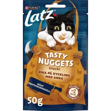 PURINA® Latz® Tasty Nuggets, Rik på Kylling med And