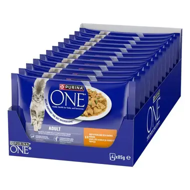 PURINA ONE ADULT Mini Filets i saus med Kylling og Grønne bønner