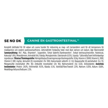 PRO PLAN® VETERINARY DIETS Canine EN Gastrointestinal (Tørrfôr)