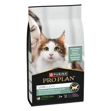 PURINA® PRO PLAN® LiveClear til voksne katter