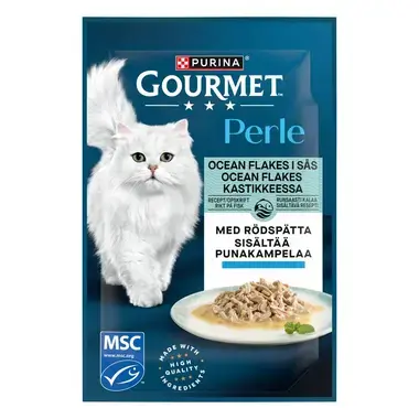 GOURMET® Perle Ocean Flakes i saus Rødspette