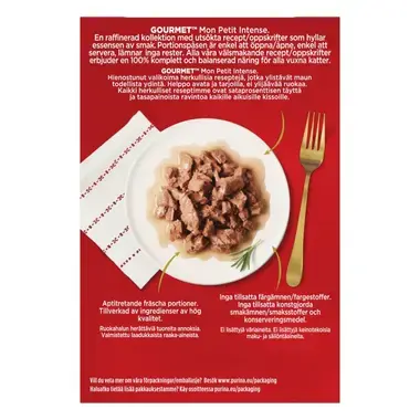 GOURMET® Mon Petit Intense Fish Variety med Tunfisk, Laks & Ørret