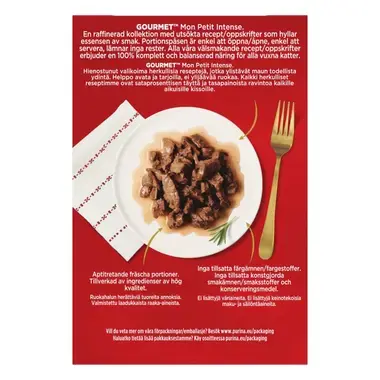 GOURMET® Mon Petit Intense Meaty Variety med Okse, Kalv & Lam