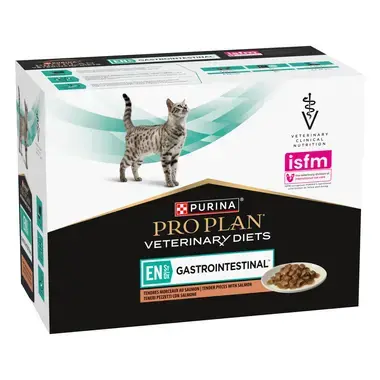 PRO PLAN® VETERINARY DIETS Feline EN St/Ox Gastrointestinal med Laks (Våtfôr)