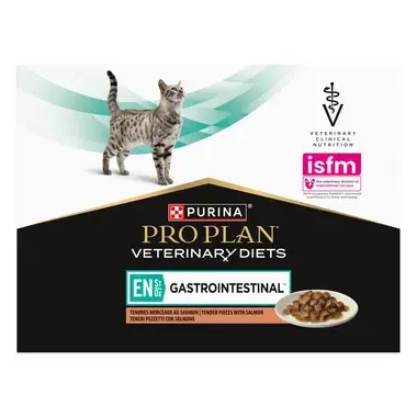 PRO PLAN® VETERINARY DIETS Feline EN St/Ox Gastrointestinal med Laks (Våtfôr)