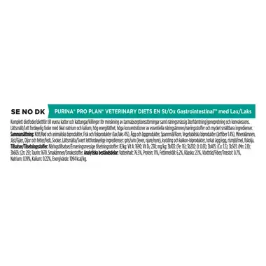 PRO PLAN® VETERINARY DIETS Feline EN St/Ox Gastrointestinal med Laks (Våtfôr)
