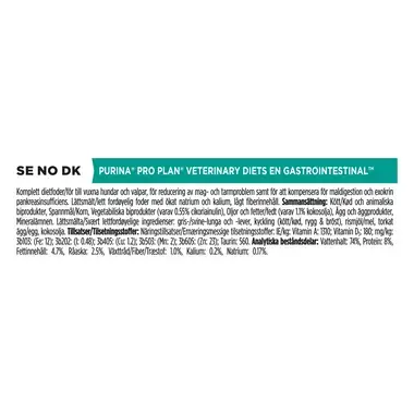 PRO PLAN® VETERINARY DIETS Canine EN Gastrointestinal Mousse