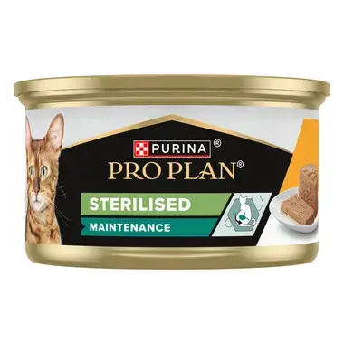 PRO PLAN® Sterilised Maintenance Mousse rik på Kylling 