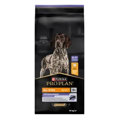 PURINA PRO PLAN® All Sizes Adult Dog Protein & Energy Rik på kylling