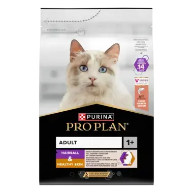 PURINA PRO PLAN  Adult 1+ Hairball & Healthy Skin Rik på laks