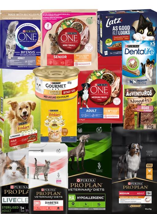 Alle Purina-merkene